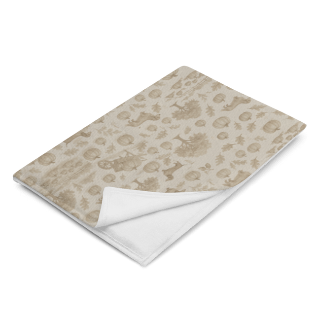 Throw Blanket - Autumn Dachshund Toile