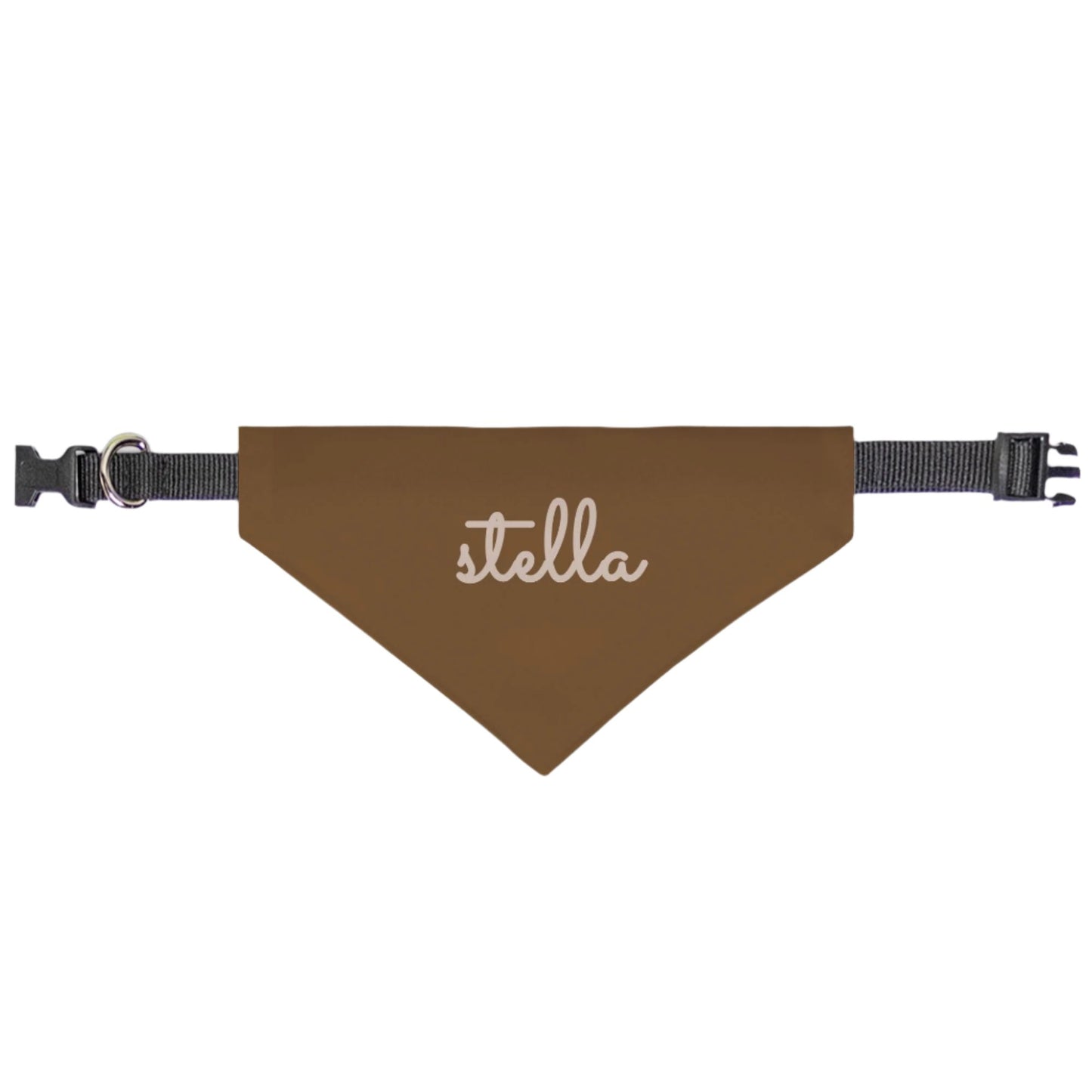 Simple Fall Cursive On Collar Dog Bandana