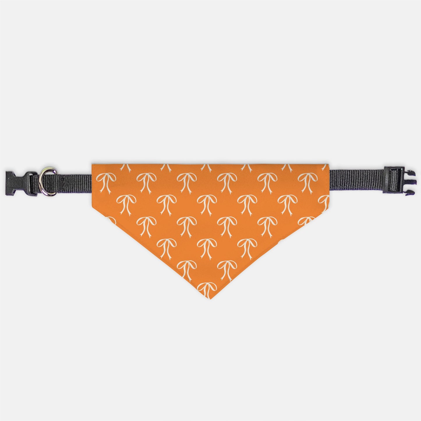 Fall Coquette Bows On Bows On Collar Dog Bandana