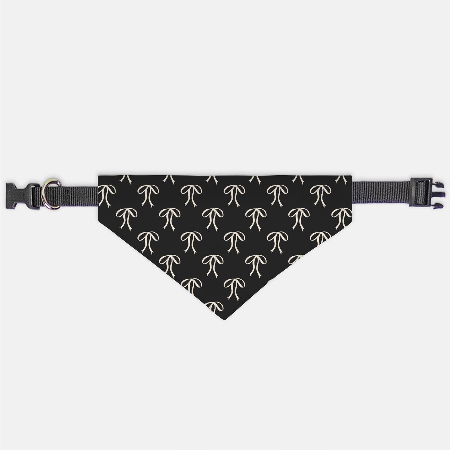 Fall Coquette Bows On Bows On Collar Dog Bandana