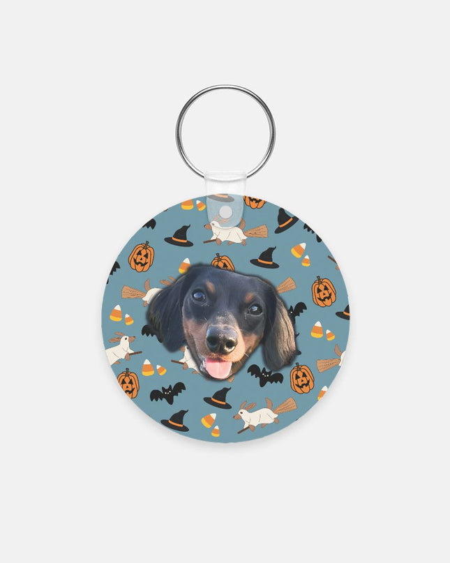 Happy Halloweenie Custom Key Chain