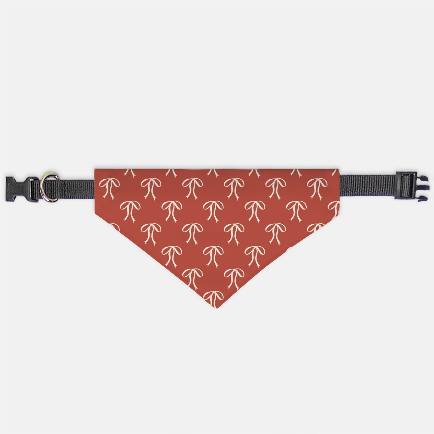 Fall Coquette Bows On Bows On Collar Dog Bandana