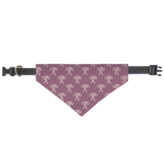 Fall Coquette Bows On Bows On Collar Dog Bandana