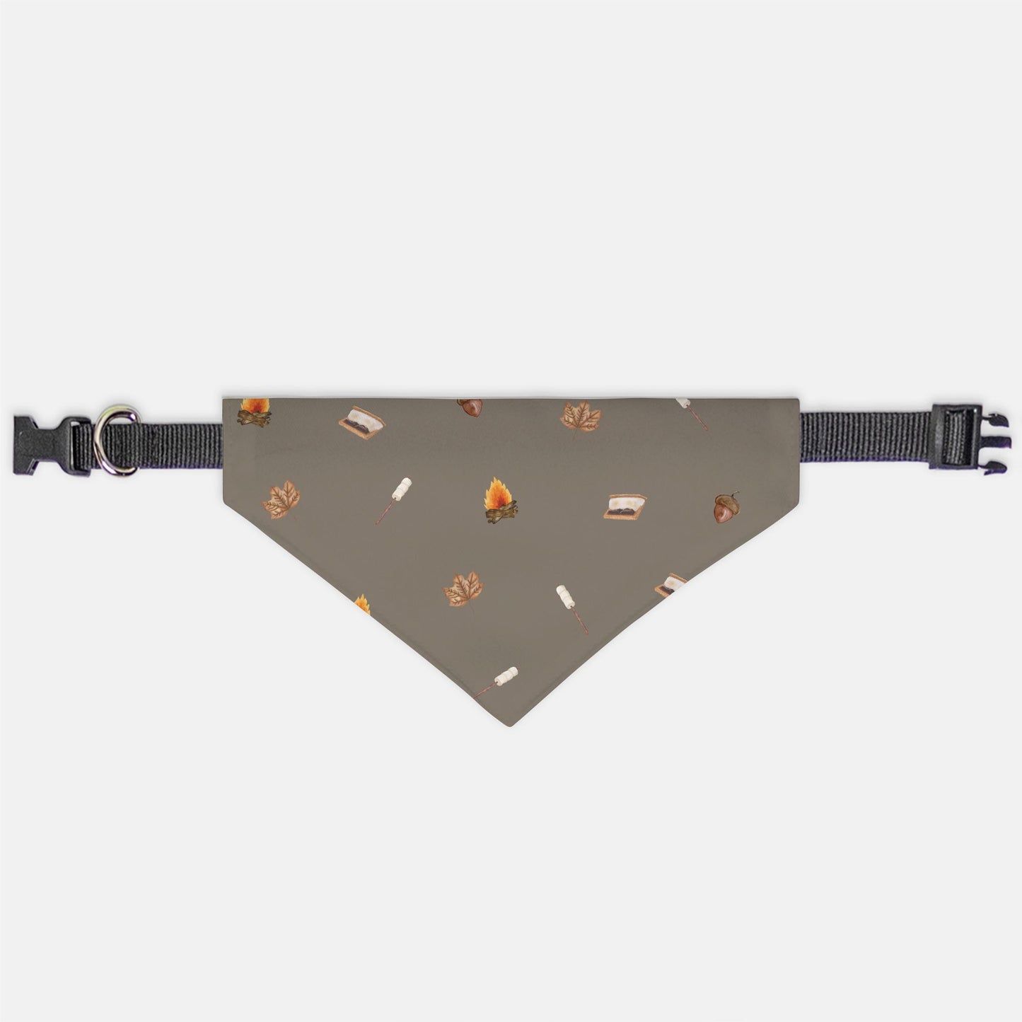 Smores Dog Bandana On Collar Bandana