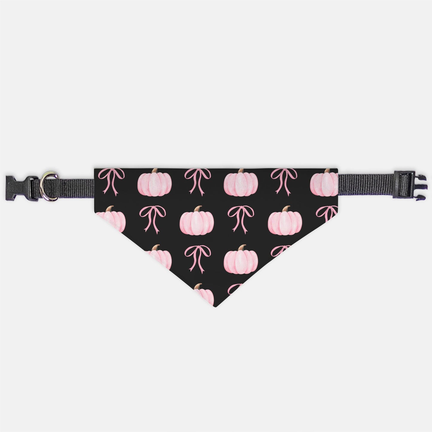 Pink Pumpkin Party Collar Bandana