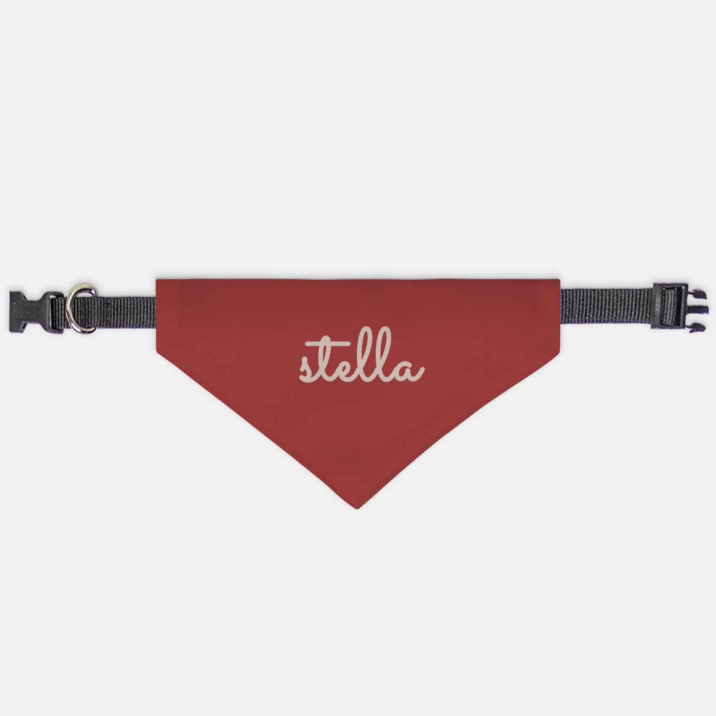 Simple Fall Cursive On Collar Dog Bandana