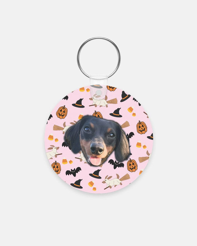 Happy Halloweenie Custom Key Chain