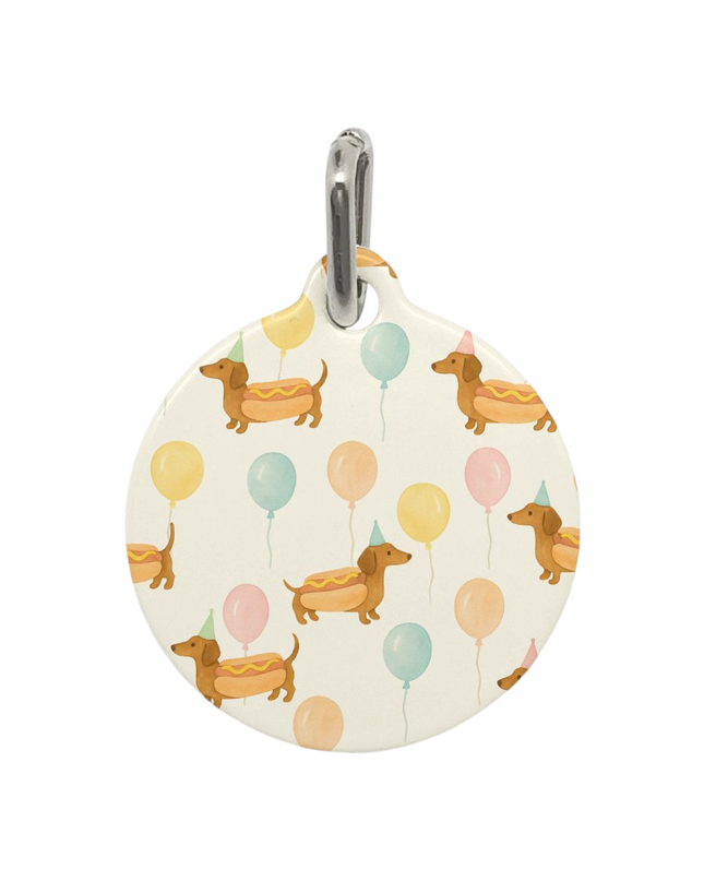 Pet Tag - Hot Dog Party Parade