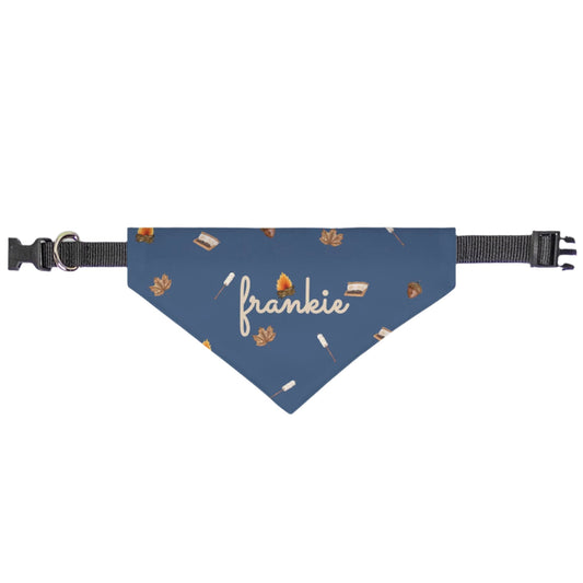 Smores Dog Bandana On Collar Bandana