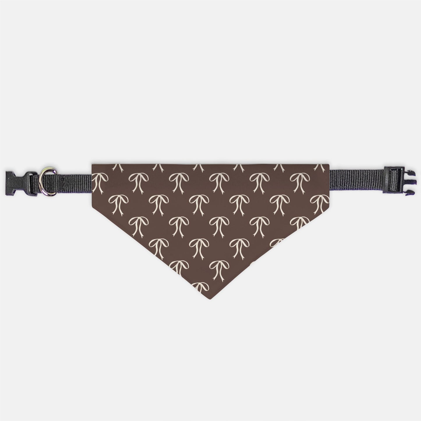 Fall Coquette Bows On Bows On Collar Dog Bandana