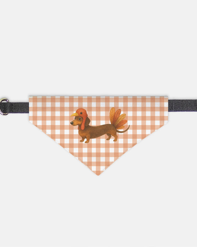 On Collar Dog Bandana  - Turkey Ween II