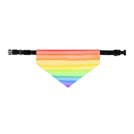 Rainbow Right Bright Collar Bandana