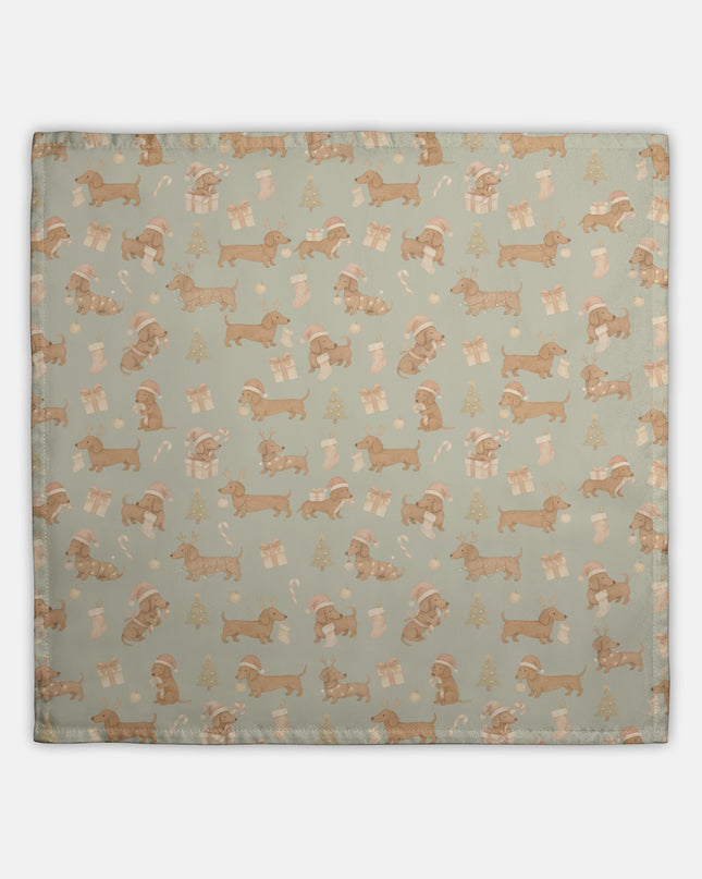 Hostess Towel - Deck The Dachshund Paws