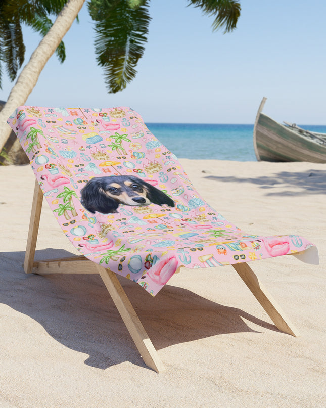 Beach Pawty Custom Beach Towel