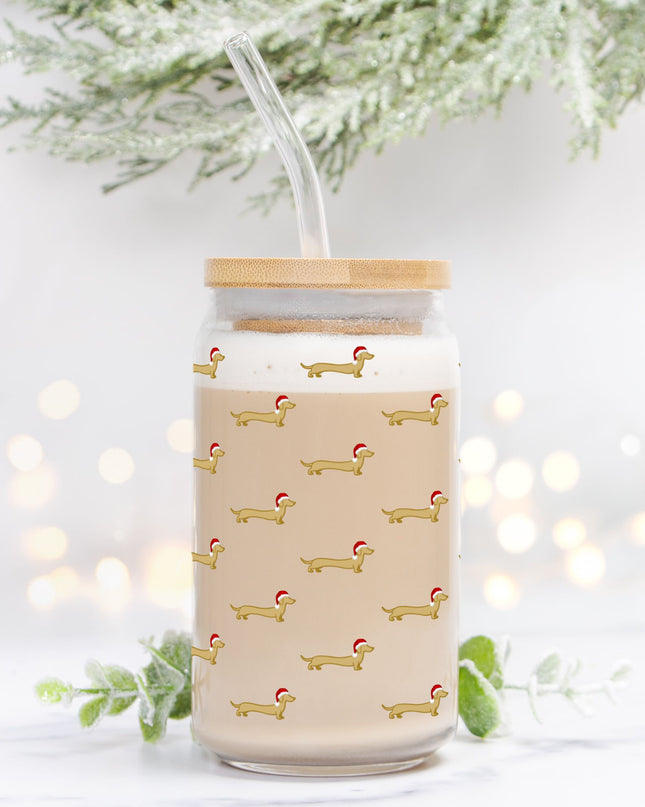 Can Shaped Glass  - Dach of Gold Holiday Edition