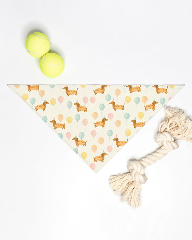 Hot Dog Party Parade - Dachshund Dog Bandana