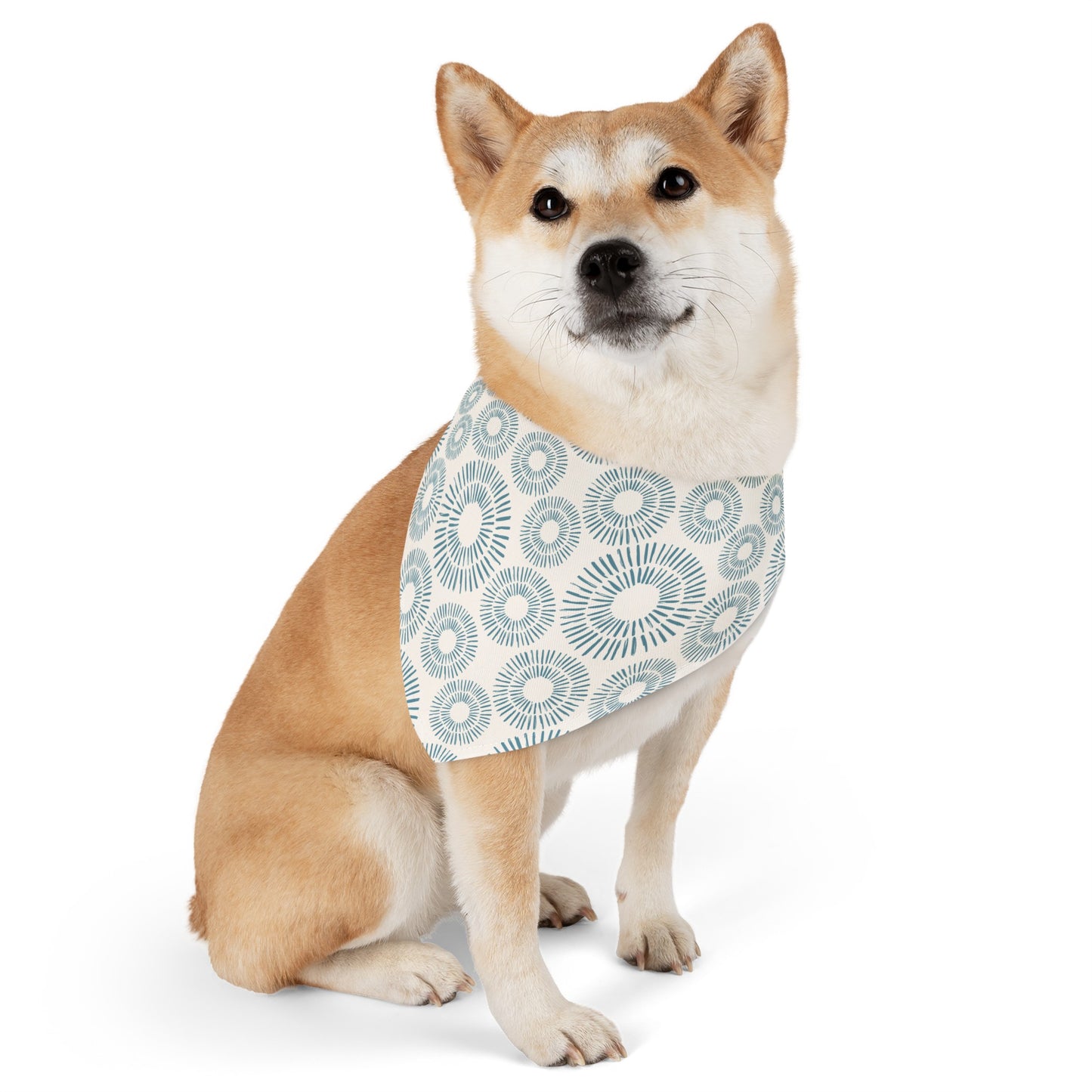 Indigo Burst Collar Bandana