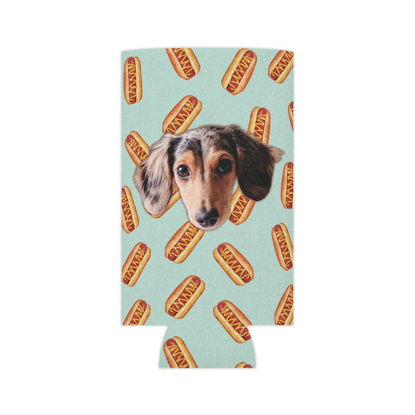 Sausage Dog Custom Can Cooler Coozie