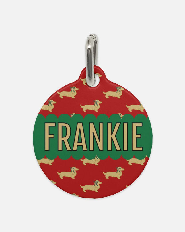 Pet Tag - Dach of Gold Long-Haired Coquette