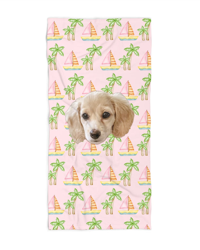 Coastal Sails Custom Beach Towel