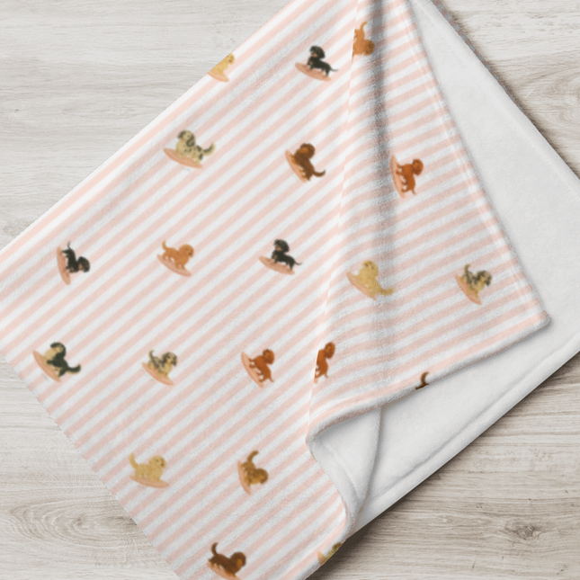 Super Soft Throw Blanket - Doxie Depot Surf Club