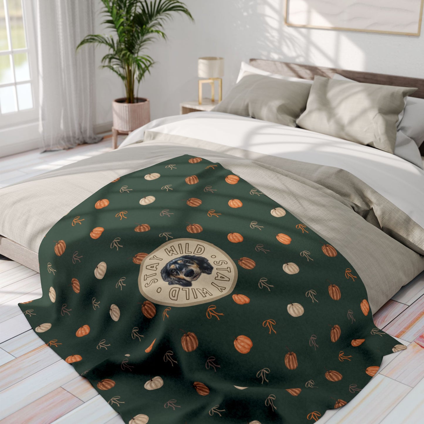 Custom Minky Soft Autumn Coquette Blanket