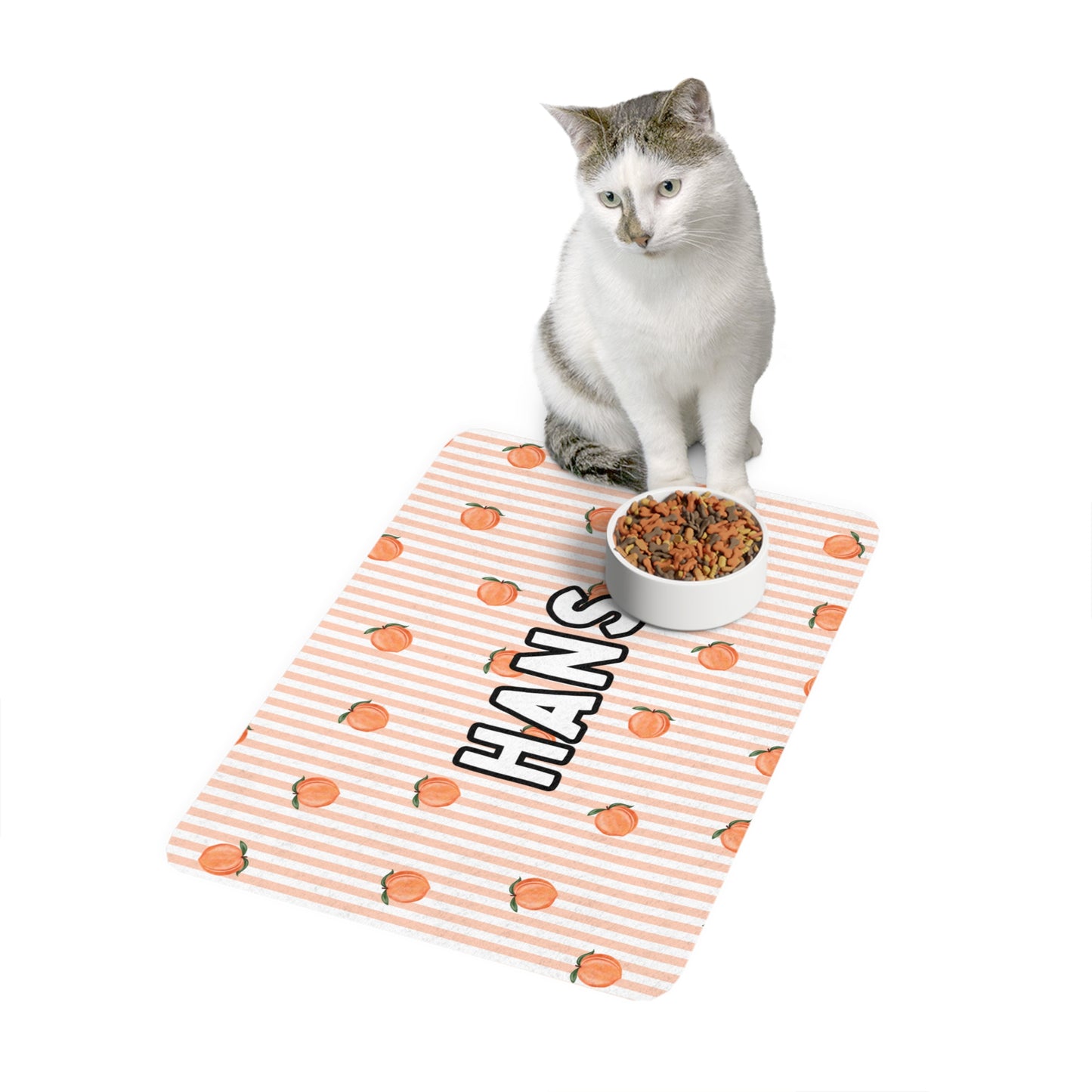 Perfect Peach Pet Food Mat (12x18)