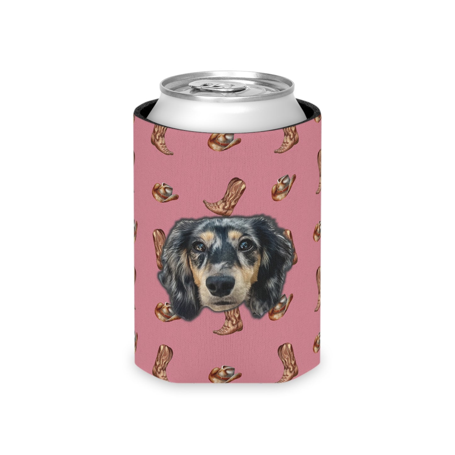 Western Woof Custom Can Cooler Koozie