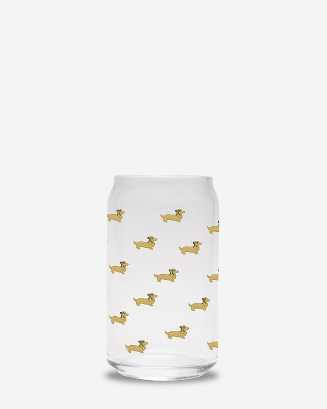 Can Shaped Glass  - Dach of Gold Holiday Edition