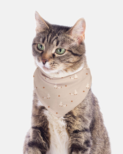 Ghost Walking A Dachshund Small Breed Pet Bandana