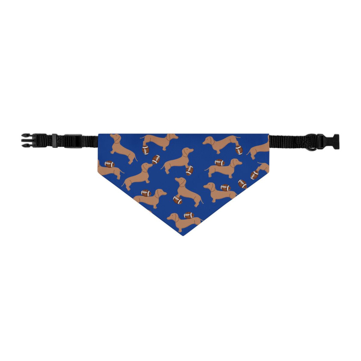 Football Frank On Collar Dog Bandana