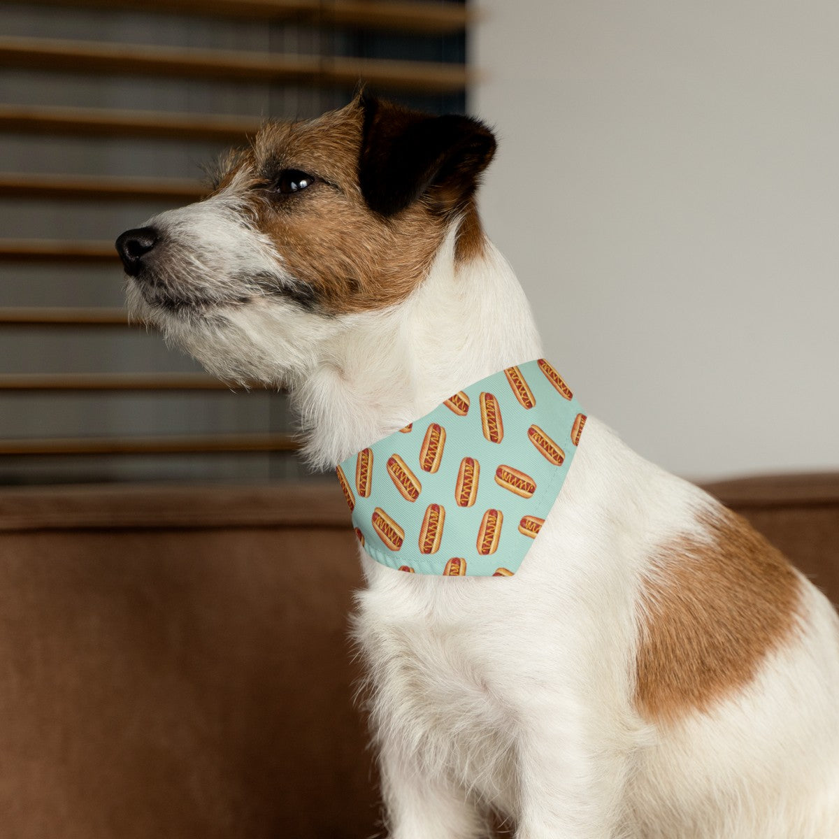 Hot Doggie Dog Collar Bandana