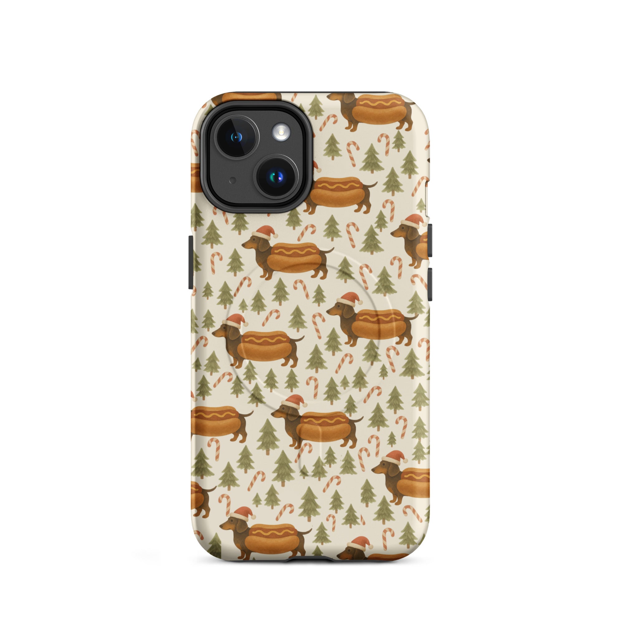 MagSafe Tough Case for iPhone - Dachshund Through The Snow My Doxie Depot MagSafe Tough Case for iPhone - Dachshund Through The Snow My Doxie Depot