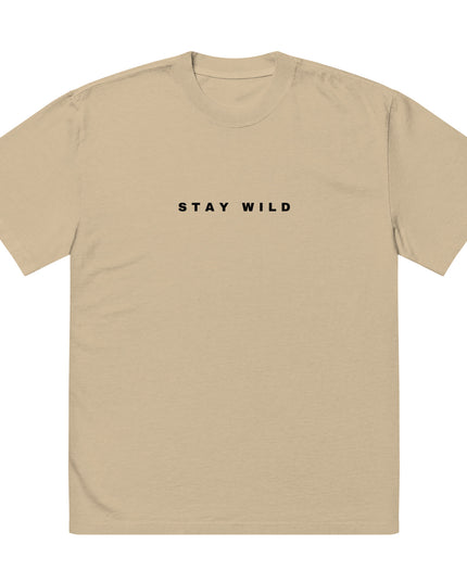 'Stay Wild' Oversized Faded T-Shirt