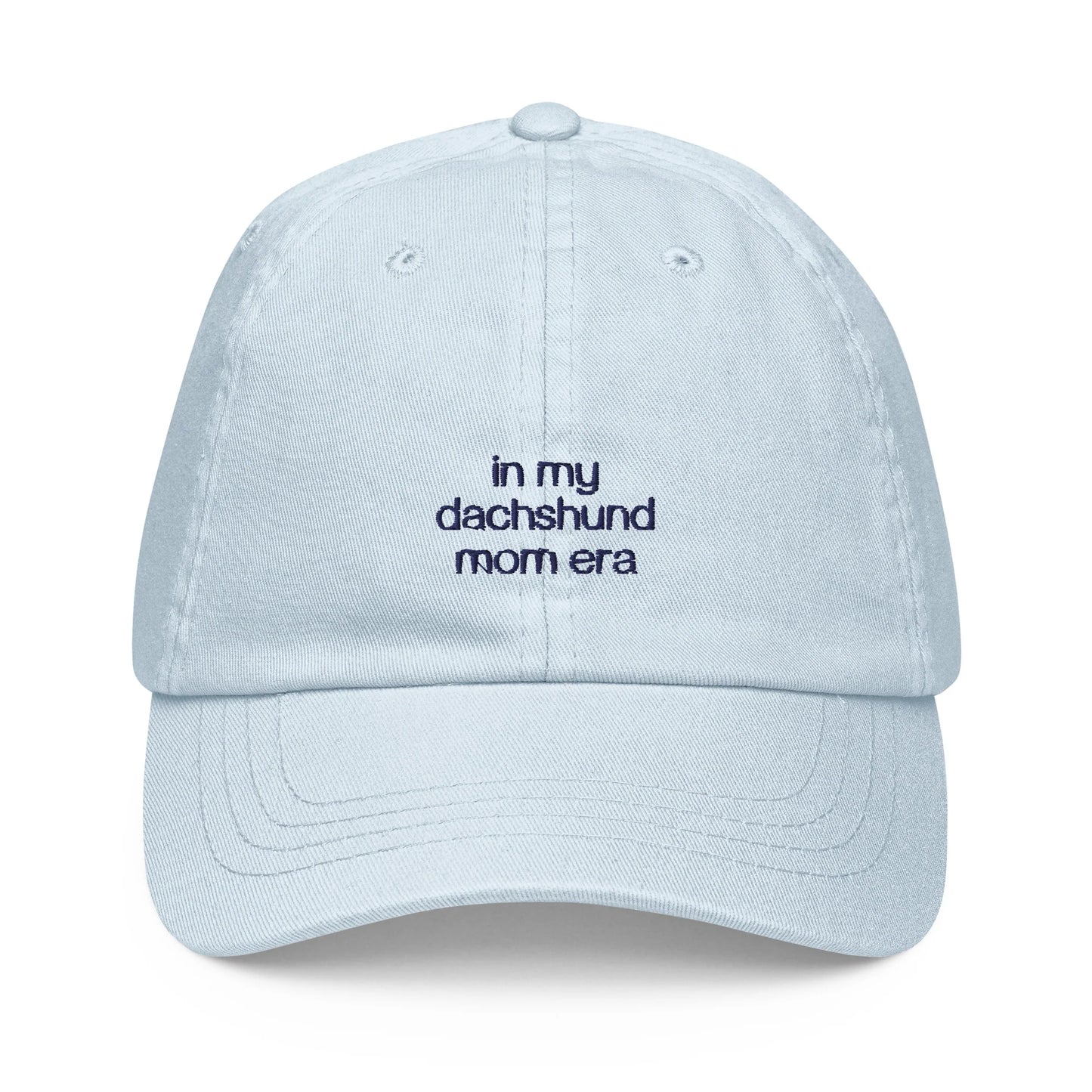 'In My Dachshund Mom Era' Pastel Baseball Hat