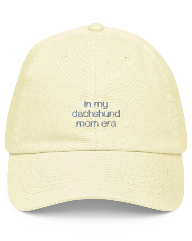 'In My Dachshund Mom Era' Pastel Baseball Hat