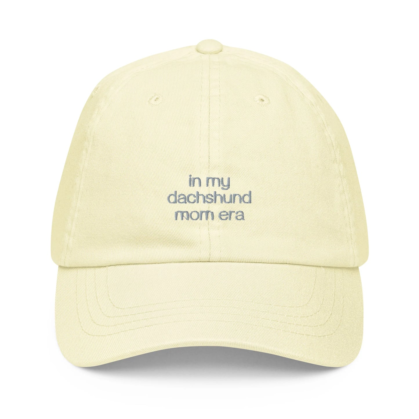 'In My Dachshund Mom Era' Pastel Baseball Hat