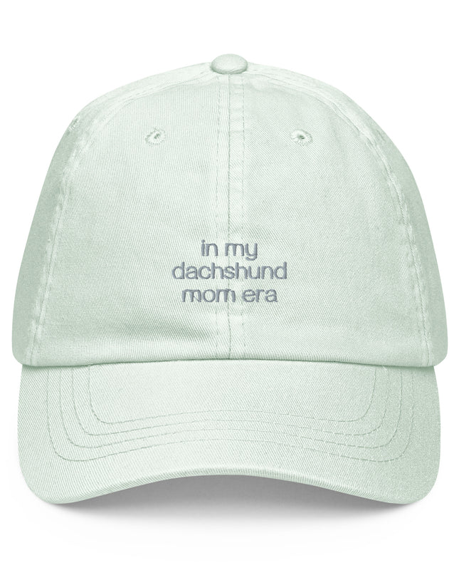 'In My Dachshund Mom Era' Pastel Baseball Hat