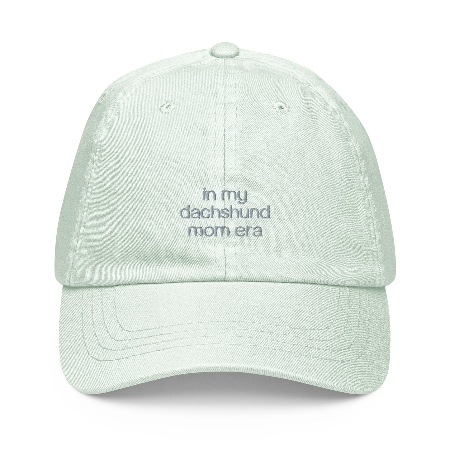 'In My Dachshund Mom Era' Pastel Baseball Hat