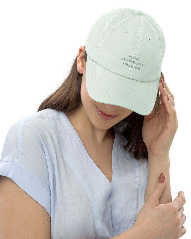 'In My Dachshund Mom Era' Pastel Baseball Hat