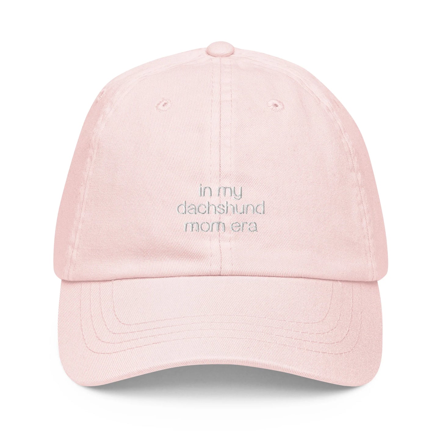 'In My Dachshund Mom Era' Pastel Baseball Hat