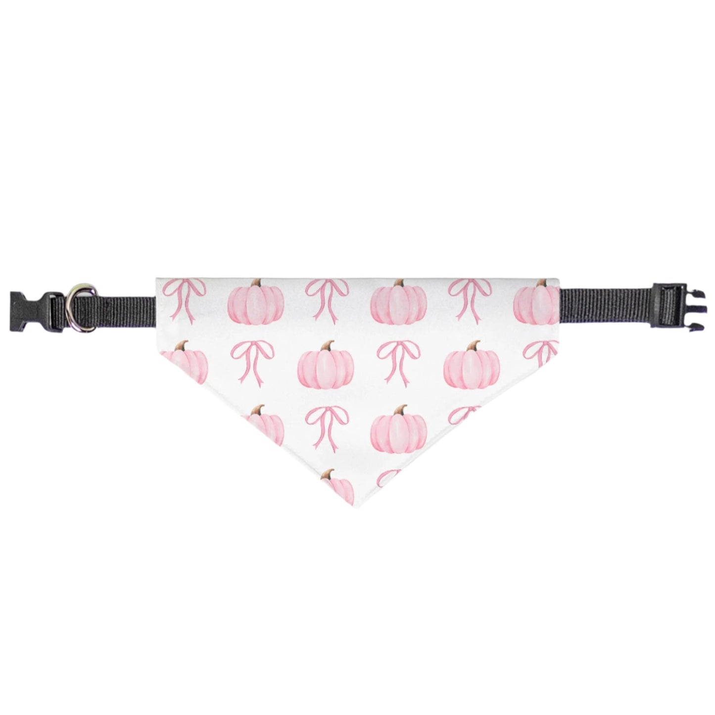 Pink Pumpkin Party Collar Bandana