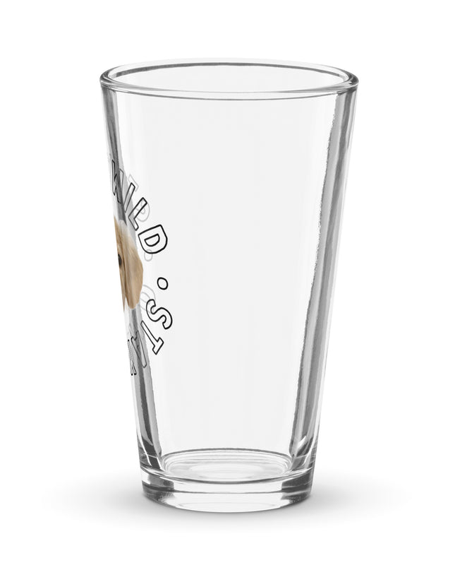 Beer Pint Glass Stay Wild Custom