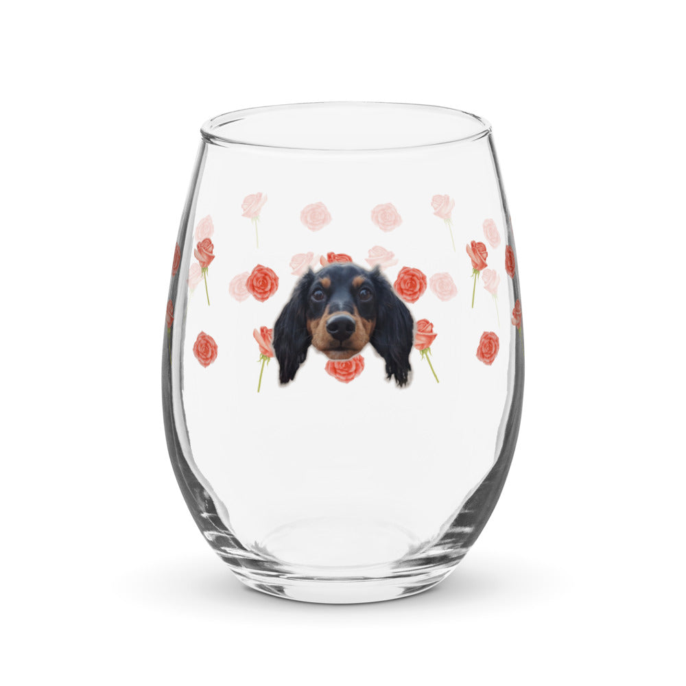 The Final Rose Stemless Custom Wine Glass