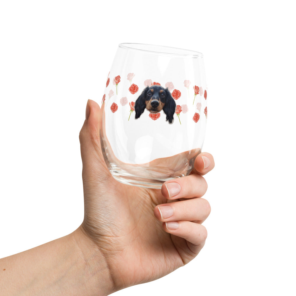 The Final Rose Stemless Custom Wine Glass