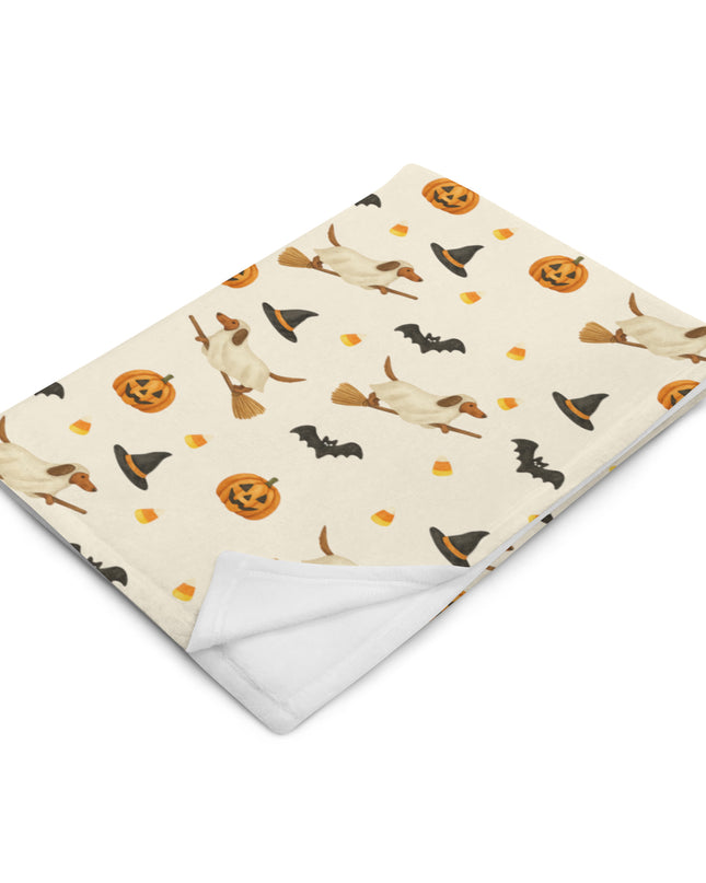Throw Blanket - Happy Halloweenie