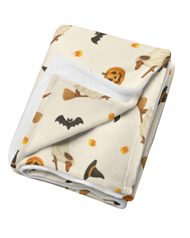 Throw Blanket - Happy Halloweenie