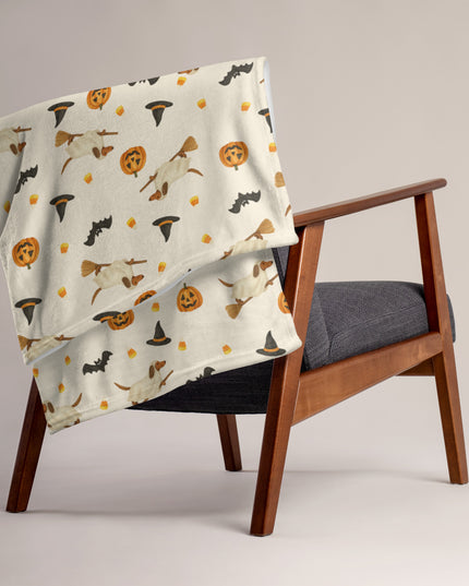 Throw Blanket - Happy Halloweenie