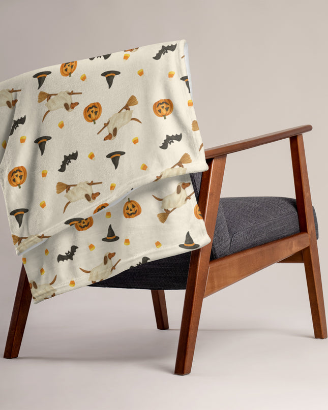Throw Blanket - Happy Halloweenie
