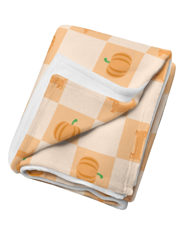 Throw Blanket - Pumpkin Patched Dachshunds